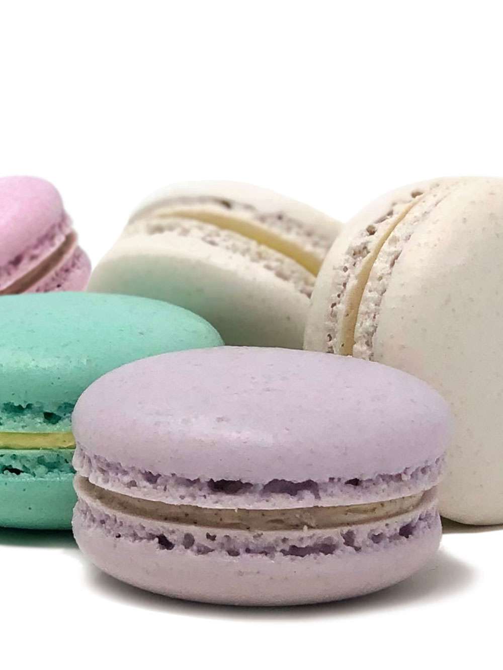 5 macarons assortis