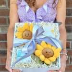 Boîte cadeau naissance tournesol - Marie-Soleil