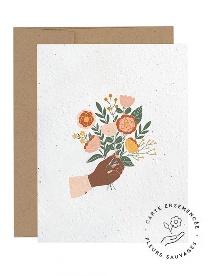 Carte vierge ensemencée · Mimosa Design