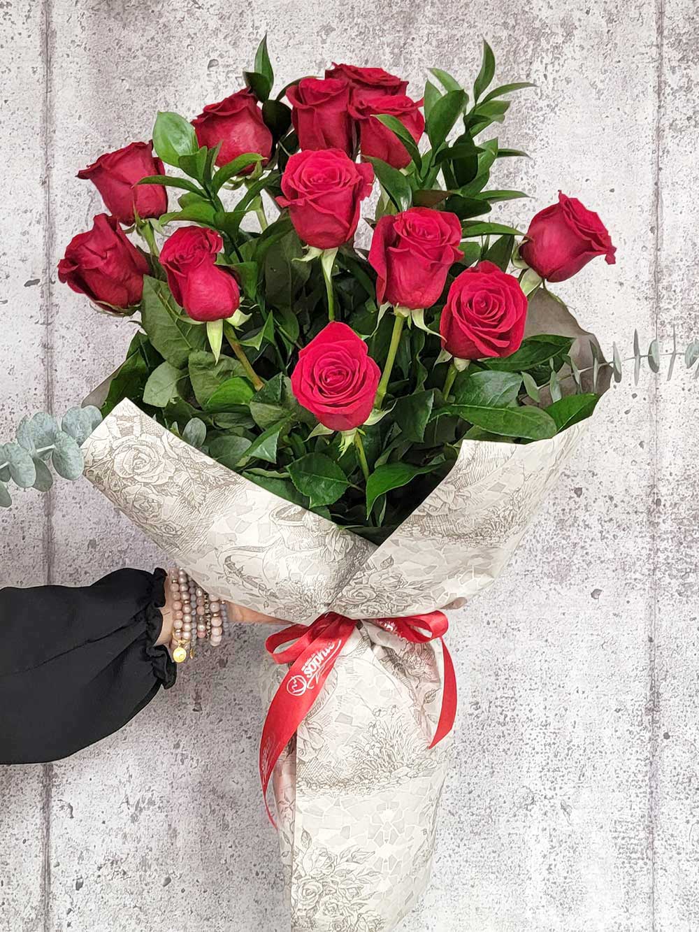 douzaine roses rouges st-valentin