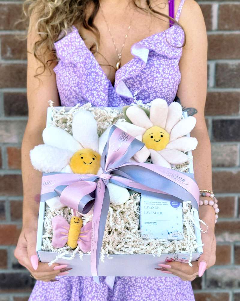 Cadeau naissance marguerites - Rayonnante