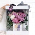 la douceur sophistiquée﹒boîte saisonnière estivale mauve