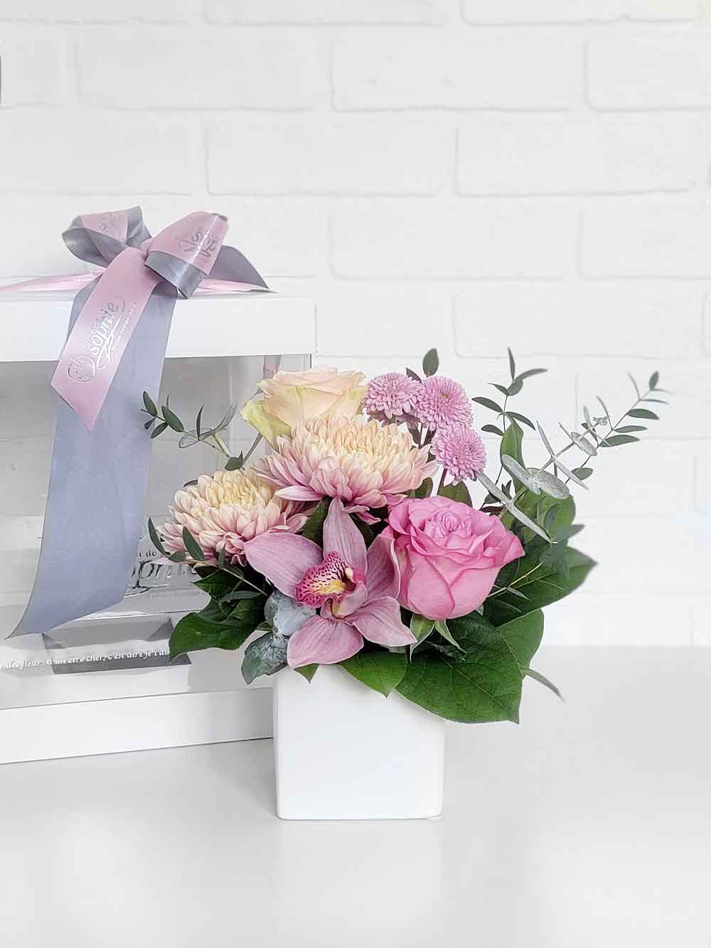 la champêtre florale - fleurs roses