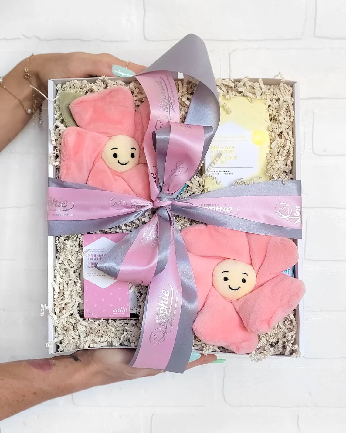 boite naissance fleurs