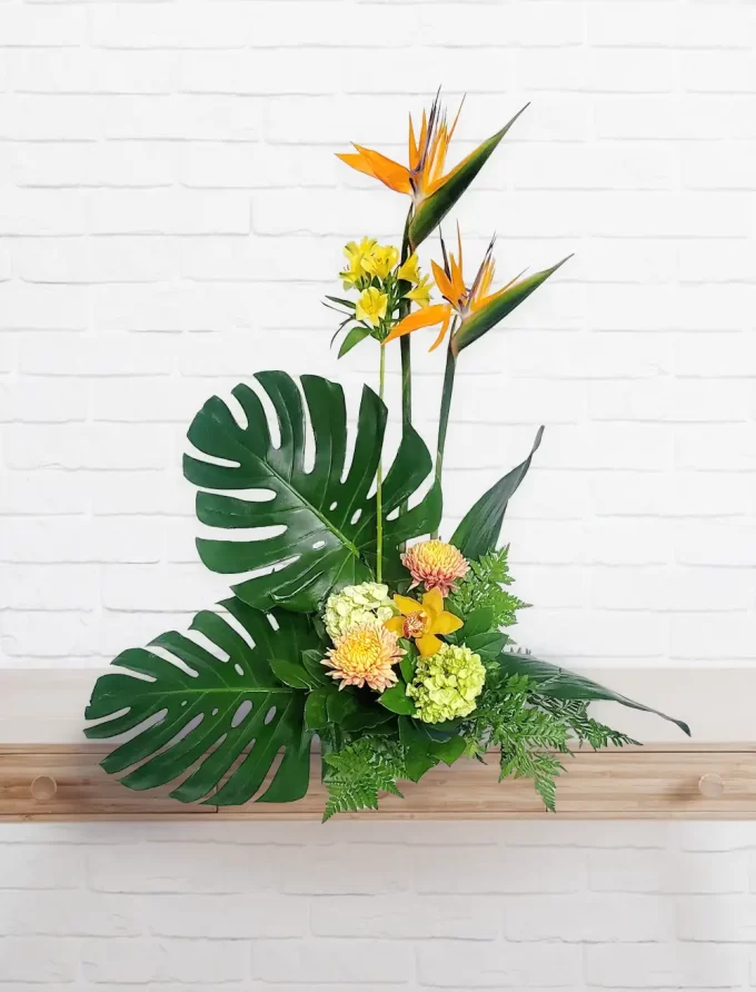 Fleurs pour décès - Le Paradis - Fleuriste Au Coin de Sophie
