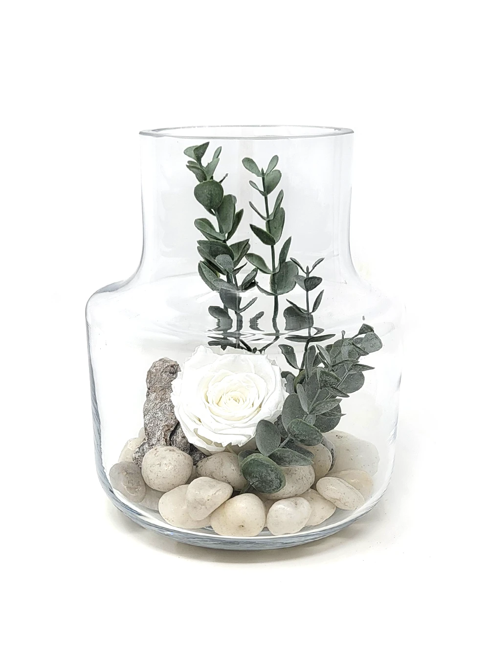 rose eternelle blanche arrangement