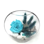 rose eternelle bleue arrangement