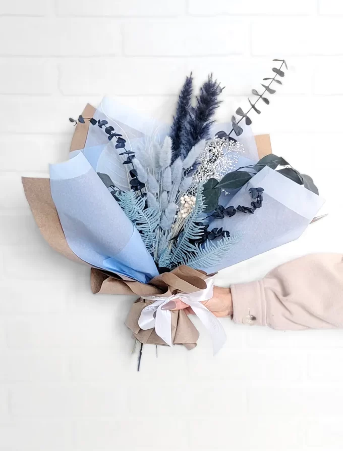 Bouquet de Fleurs Séchées - D'Artagnan - Fleuriste Au Coin de Sophie Boisbriand & St-Eustache