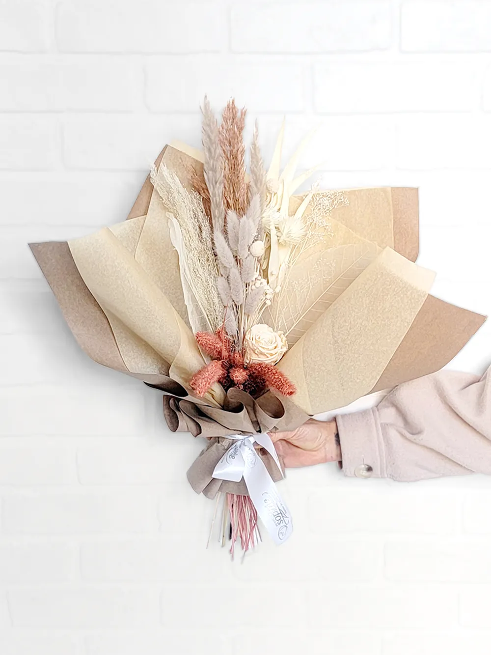 Bouquet de Fleurs Séchées - Amandine - Fleuriste Au Coin de Sophie Boisbriand & St-Eustache