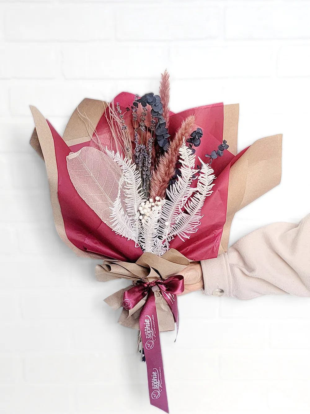 Bouquet de Fleurs Séchées - Adaline - Fleuriste Au Coin de Sophie Boisbriand & St-Eustache