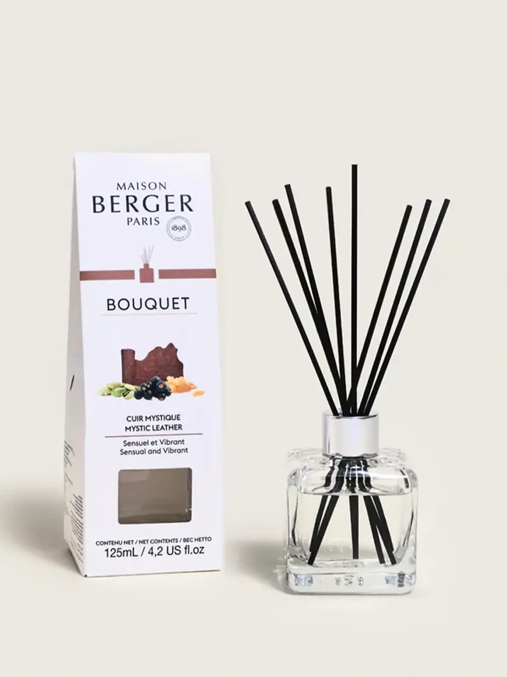 diffuseur à roseaux · cuir mystique de maison berger