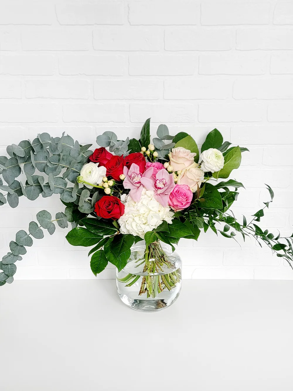 Bouquet de fleurs St-Valentin - Choix du fleuriste - Fleuriste Au Coin de Sophie Boisbriand & St-Eustache