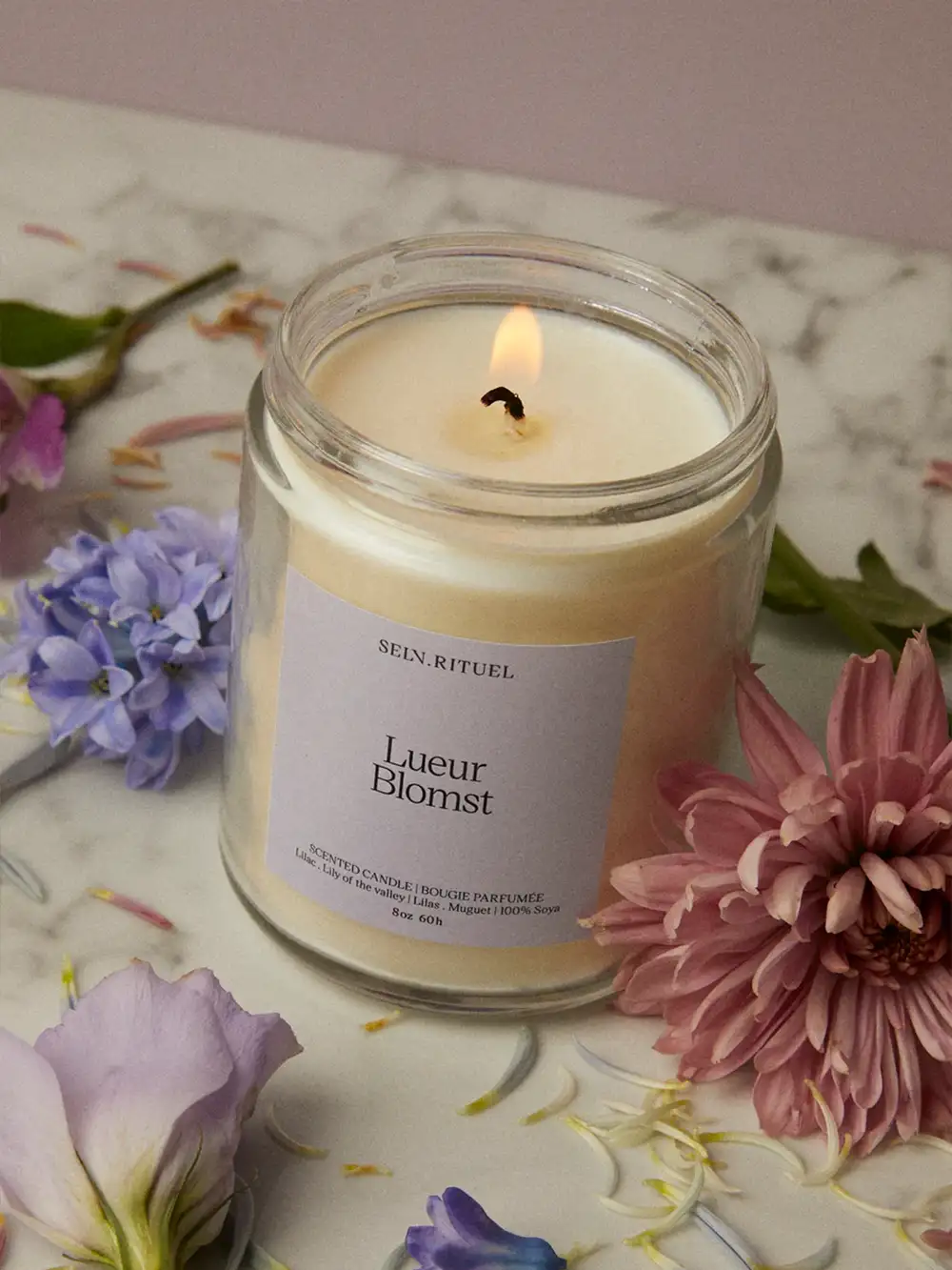 Bougie Selv Rituel - Lueur Blomst - Fleuriste Au Coin de Sophie Boisbriand & St-Eustache