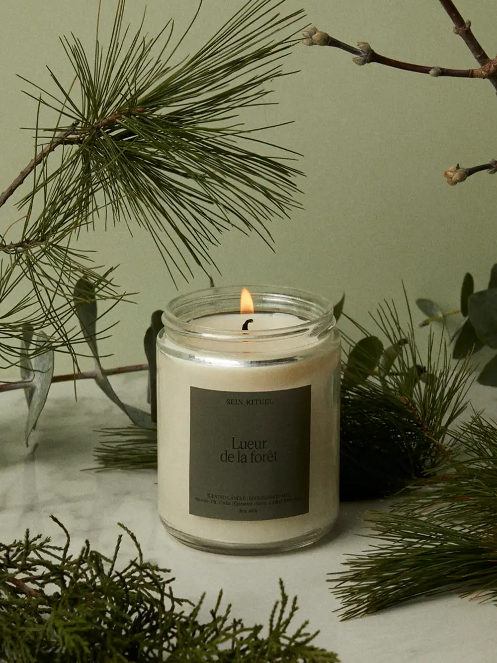 Bougie Selv Rituel - Lueur de la forêt - Fleuriste Au Coin de Sophie Boisbriand & St-Eustache