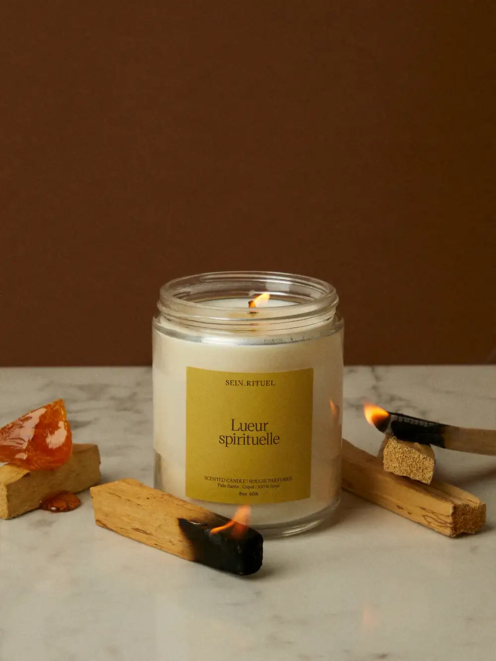 Bougie Selv Rituel - Lueur spirituelle - Fleuriste Au Coin de Sophie Boisbriand & St-Eustache