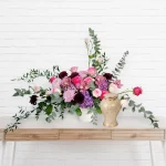 Arrangement funéraire - Le Solstice - Fleuriste Au Coin de Sophie