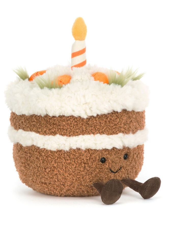 peluche jellycat gâteau aux carottes · amuseables carrot cake