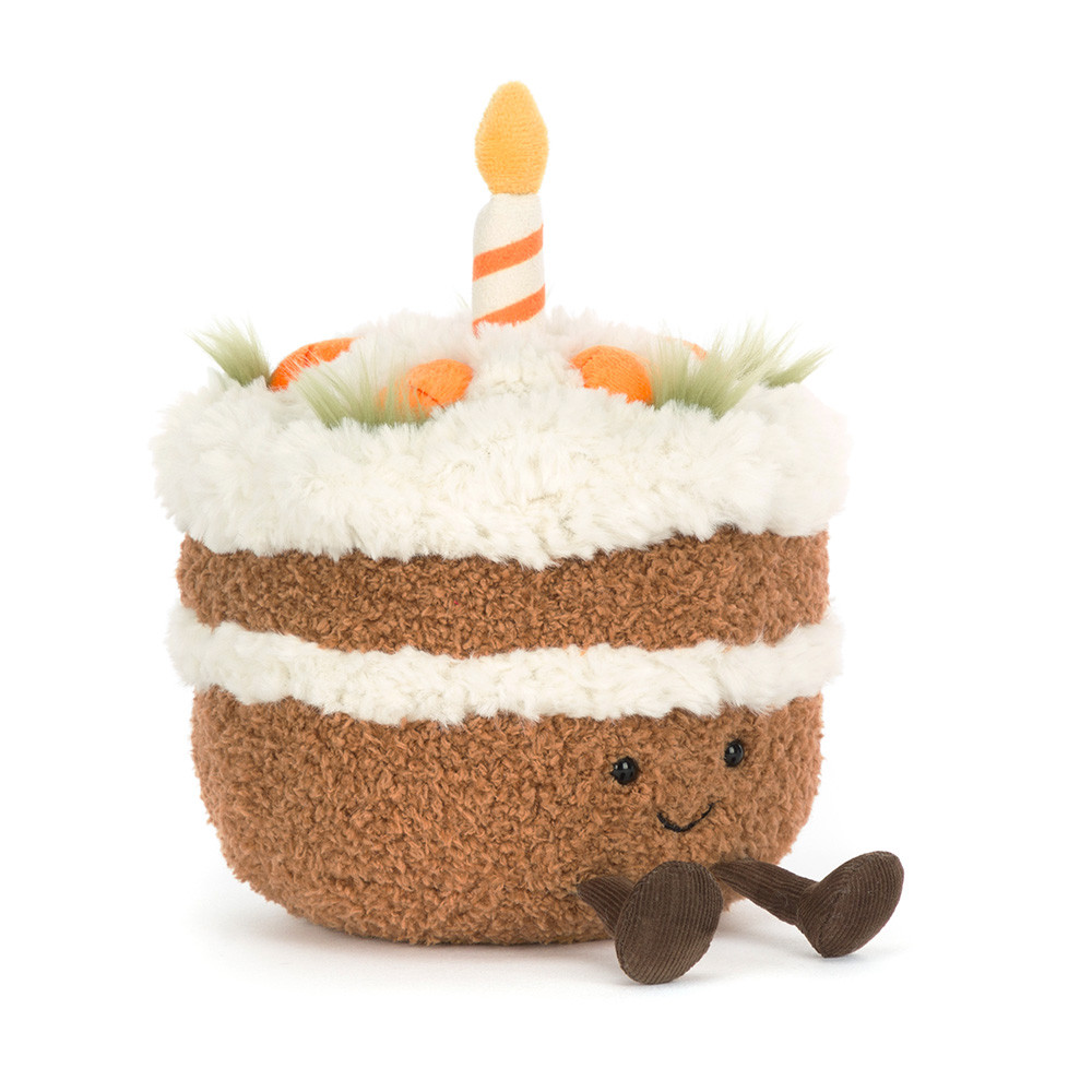 peluche jellycat gâteau aux carottes · amuseables carrot cake