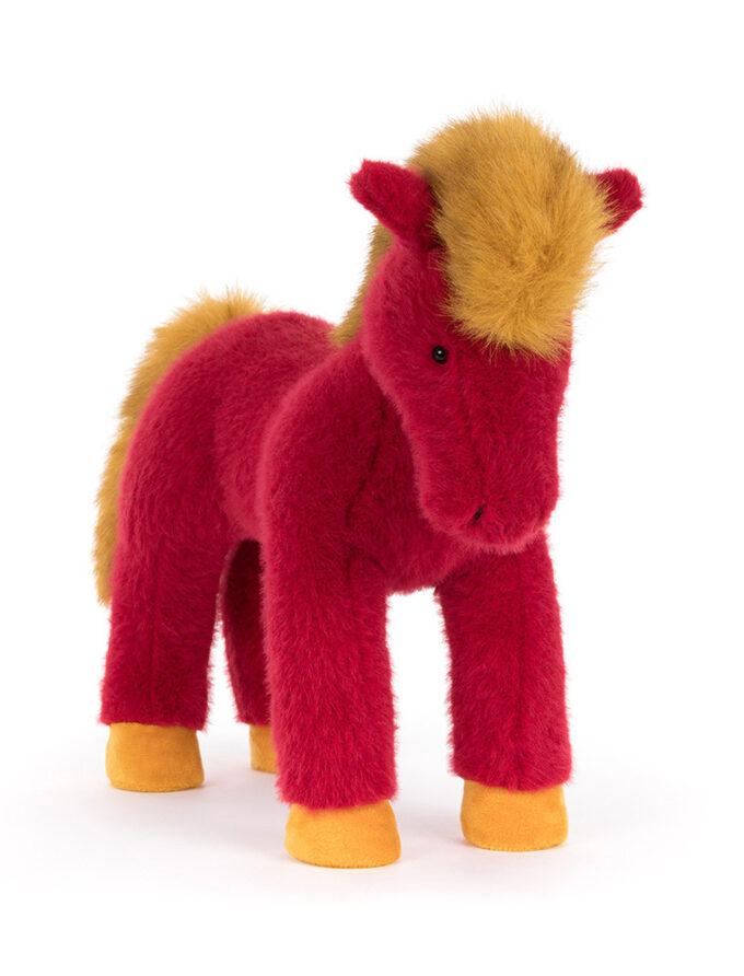 jellycat peluche cheval rouge · festival horse