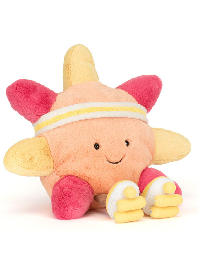 jellycat peluche soleil patin · amuseables sun 'roller skates'