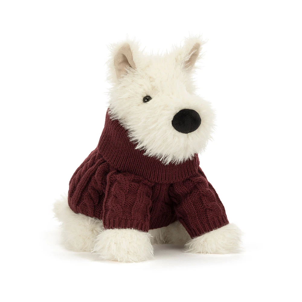 jellycat chien Écossais · munro scottie dog 'winter jumper'